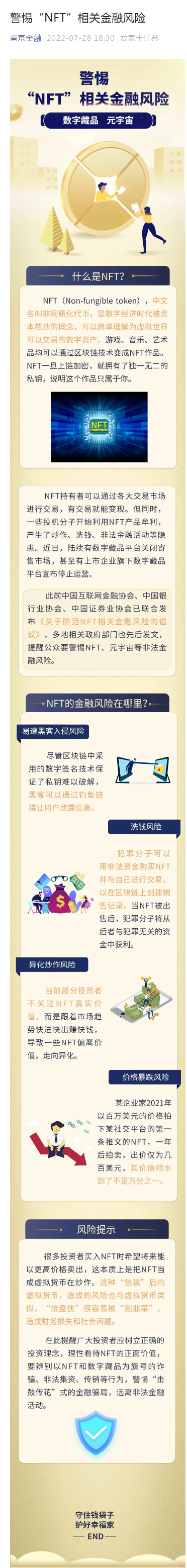 警惕“NFT”相关金融风险_投资者教育_南京市地方金融监督管理局